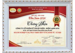 AVG Doanh nghiệp phát triển bền vững