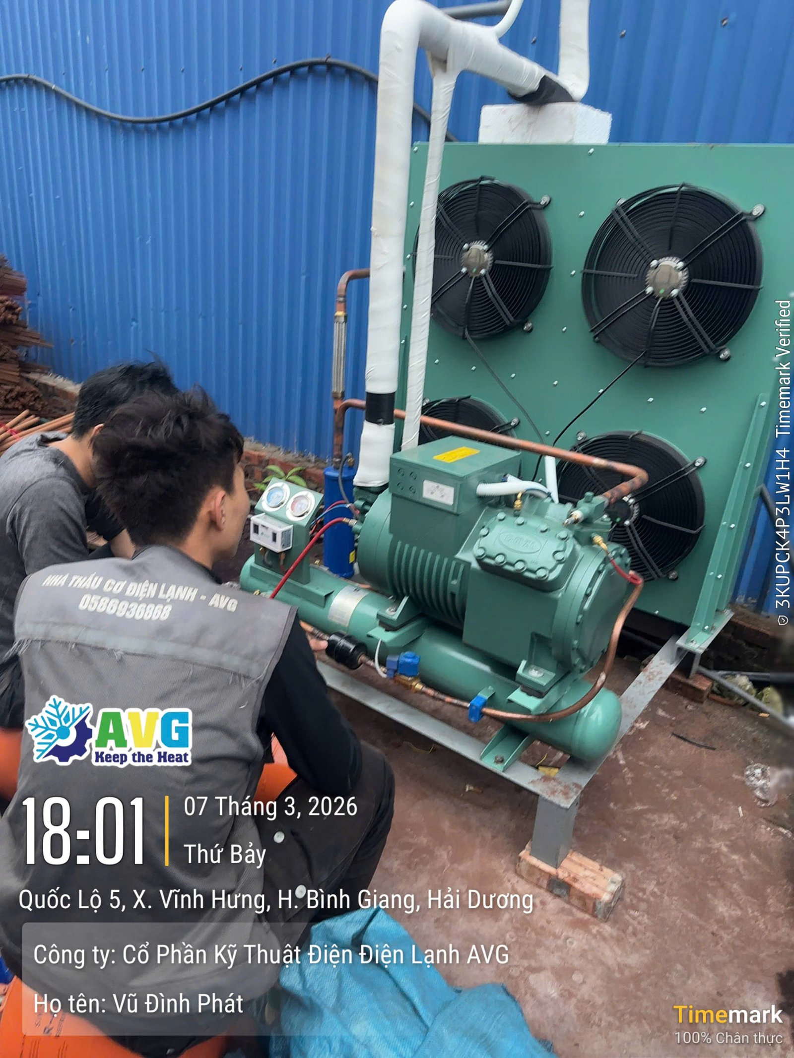 Cụm máy nén kho lạnh DMZL